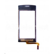 Тачскрин Nokia 500 (стекло со шлейфом) чёрный