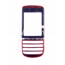 Тачскрин Nokia 300 Asha (Red) в сборе с передней панелью, оригинал china