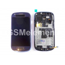 Дисплей Samsung i8190 Galaxy S3 mini модуль в сборе синий