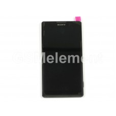 Дисплей Sony C6503 Xperia ZL в сборе с тачскрином на раме чёрный, оригинал china