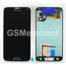 Дисплей Samsung SM-G900F Galaxy S5 (Black) в сборе, оригинал