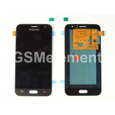 Дисплей Samsung SM-J120F Galaxy J1 (2016) в сборе с тачскрином (AMOLED), чёрный
