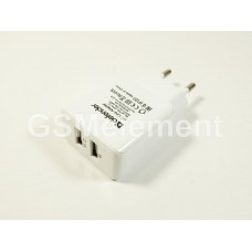 СЗУ Defender EPA-12 (2*USB 5 V/ 2.1 A) белый