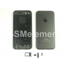 Корпус iPhone 5S в стиле iPhone 7 чёрный