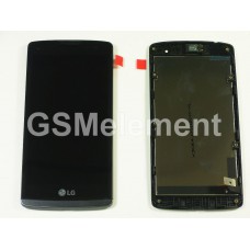 Дисплей LG H324 Leon модуль в сборе (Black), оригинал
