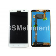Дисплей Huawei Honor 3X (G750-U10) в сборе с тачскрином белый