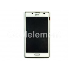 Дисплей LG P700/P705 модуль в сборе белый, оригинал
