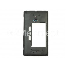 Nokia XL Dual Sim Средняя часть корпуса в сборе (Black), оригинал