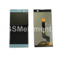 Дисплей Sony H4113/H4133 (Xperia XA2/XA2 Dual) в сборе с тачскрином голубой