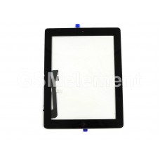 Тачскрин iPad 3/iPad 4 в сборе (с проклейкой и кнопкой Home) чёрный, оригинал