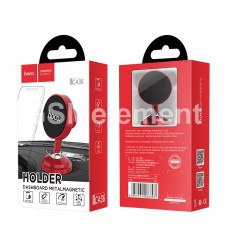 Автомобильный держатель Hoco CA36 Dashboard для телефонов, скотч, с магнитом, красный