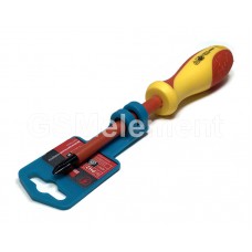 Отвёртка SmartBuy One Tools крестообразная PH2x100 mm, 1000V, металл, резина, красный 
