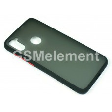 Задняя накладка для Samsung SM-A515F Galaxy A51, Skin Feeling, силикон/пластик, чёрная рамка