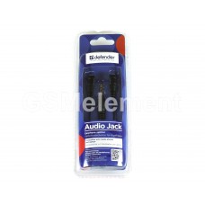Аудио-кабель Jack 3.5mm (m) - 2*Jack 3.5mm (f) переходник AUX Defender Earphone Splitter, 0.15 m