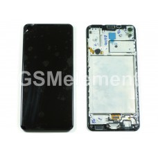 Дисплей Samsung SM-A217F Galaxy A21S модуль в сборе (Black), оригинал