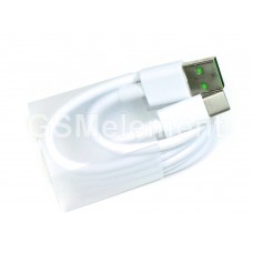 USB датакабель Type-C, (Fast Charge, 5 A, 1.0 m) силикон, белый