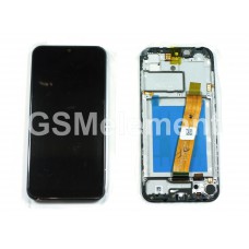 Дисплей Samsung SM-A015F Galaxy A01 (широкий коннектор) модуль в сборе (Black), оригинал