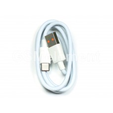 USB датакабель Type-C, RC60, (Fast Charge, 6 A, 1.0 m), белый