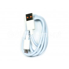 USB датакабель micro USB, RC60, (Fast Charge, 6 A, 1.0 m), белый