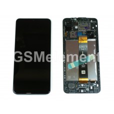 Дисплей Samsung SM-A127F Galaxy A12 Nacho модуль в сборе (Black), оригинал