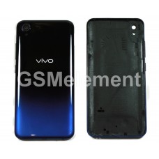 Крышка АКБ Vivo Y91С, чёрный/синий
