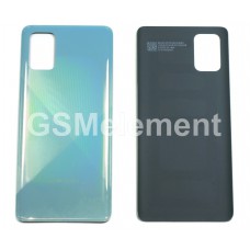 Крышка АКБ Samsung SM-A715F Galaxy A71 голубой