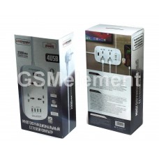 Сетевой фильтр Live-Power, LP4407Q (2500W, 4 розеток, 4 USB, QC3.0 18W, 2.0 m)