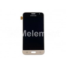 Дисплей Samsung SM-J120F Galaxy J1 (2016) в сборе с тачскрином (Gold), оригинал used