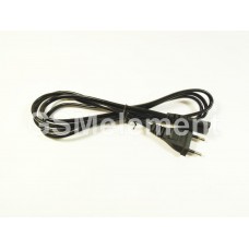 Сетевой шнур для бытовой техники 2х0,075mm (1.5 m), black