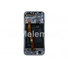 Дисплей Huawei Honor 10 (COL-L29) модуль в раме (Silver), оригинал used