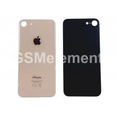 Задняя крышка iPhone 8 (стекло корпуса с широким отверстием) золото