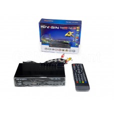ТВ-приставка YASIN Y-8000 (DVB-T2), металл, чёрный