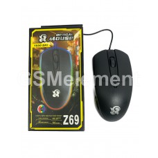 Мышь оптическая USB, Zornwee Z69, чёрный
