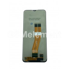 Дисплей Samsung SM-A025F Galaxy A02S в сборе с тачскрином, чёрный (Big Glass)