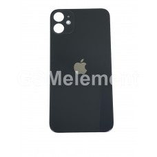 Задняя крышка iPhone 11 (стекло корпуса с широким отверстием) чёрный