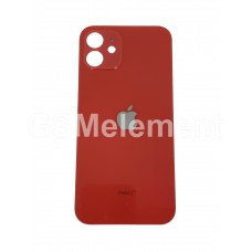 Задняя крышка iPhone 12 (стекло корпуса с широким отверстием) красный