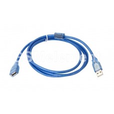 USB удлинитель USB (A) - USB (B) 3.0m, синий, в техпаке