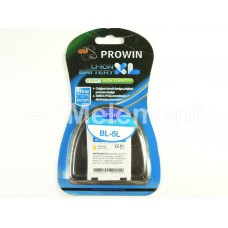 АКБ Prowin Nokia, BP-5L (N800/N92/E61/E62/7710/9500) 1500 mAh