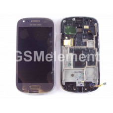 Дисплей Samsung i8190 Galaxy S3 mini с тачскрином (Grey) на передней панели, оригинал