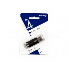 USB флеш-накопитель 4Gb SmartBuy V-Cut Series Black